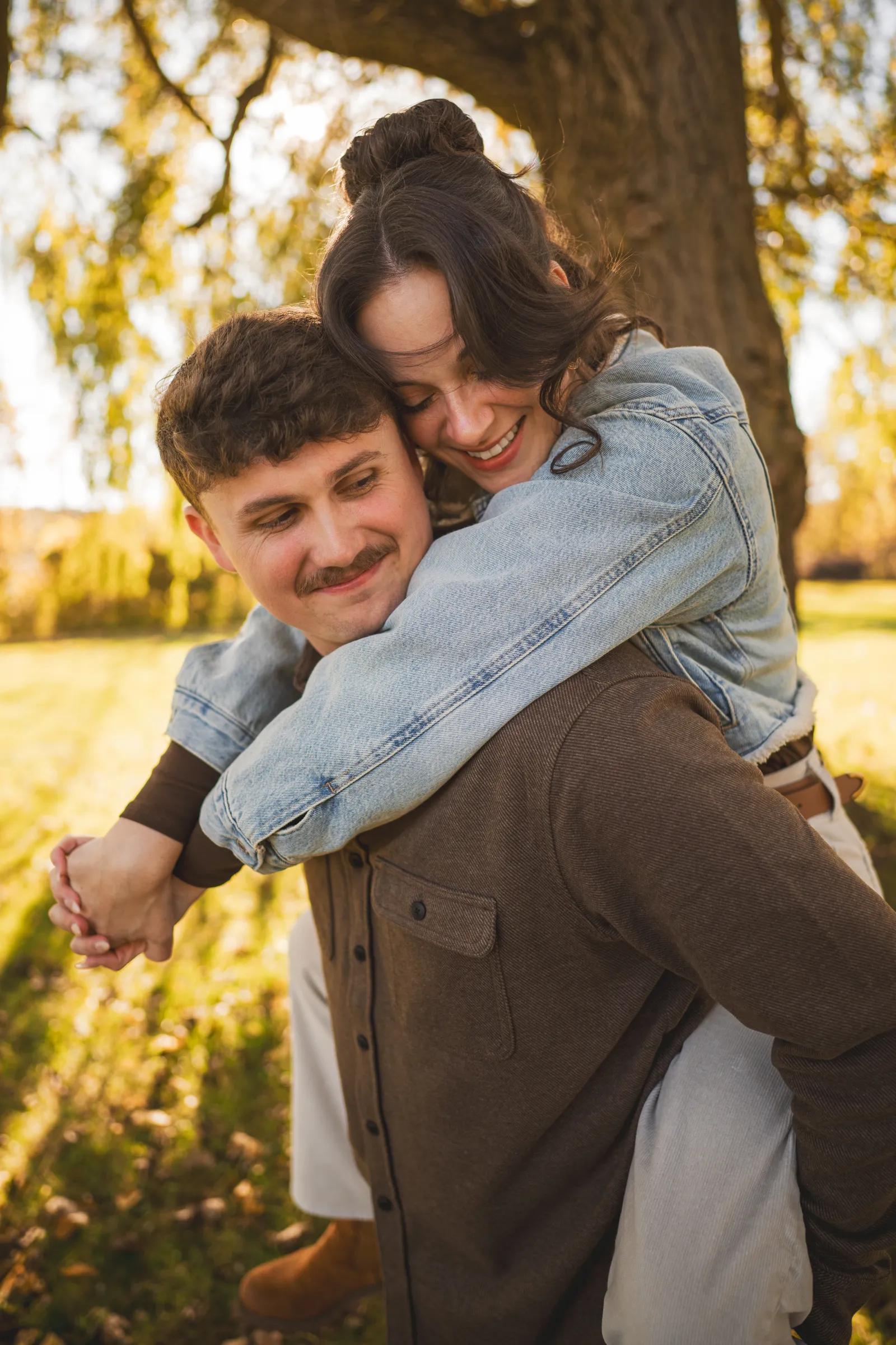Mike & Catherine's Fall Engagement Session in Buffalo, NY