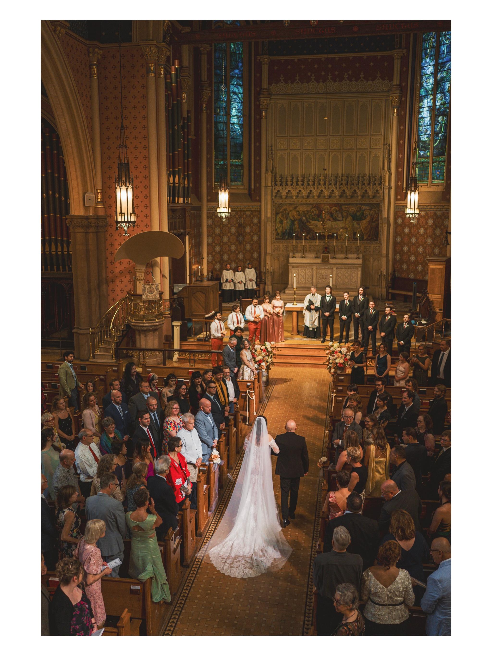 A Glimpse Into Emmarae & Andrew's Beautiful Wedding Day: Why Church Ceremonies Capture My Heart