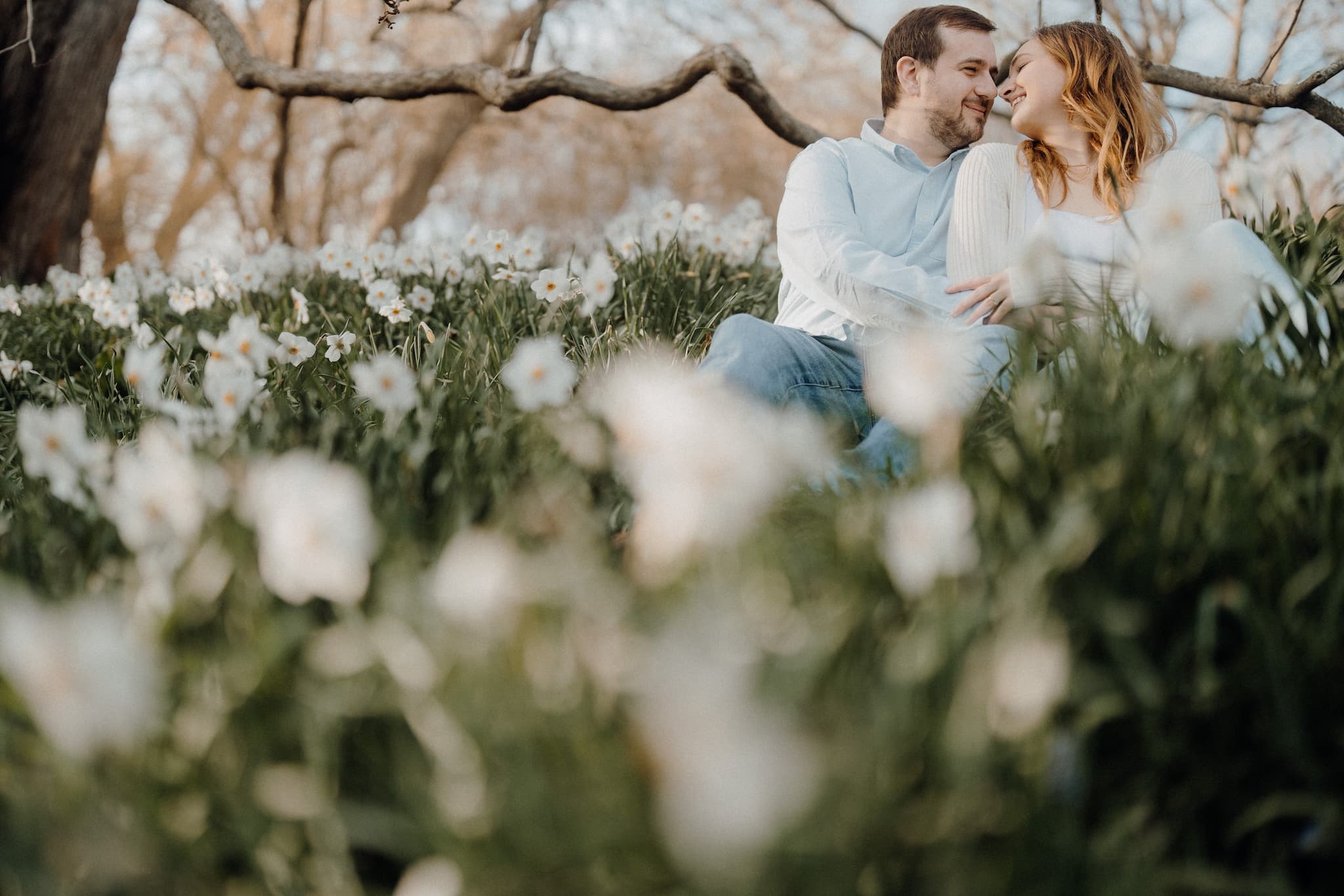 A Spring Engagement Session - From Highland Park's Cherry Blossoms to Hamlin Beach Park's Sunset
